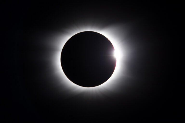 Diamond ring solar eclipse